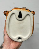 Ceramic Leopard Head