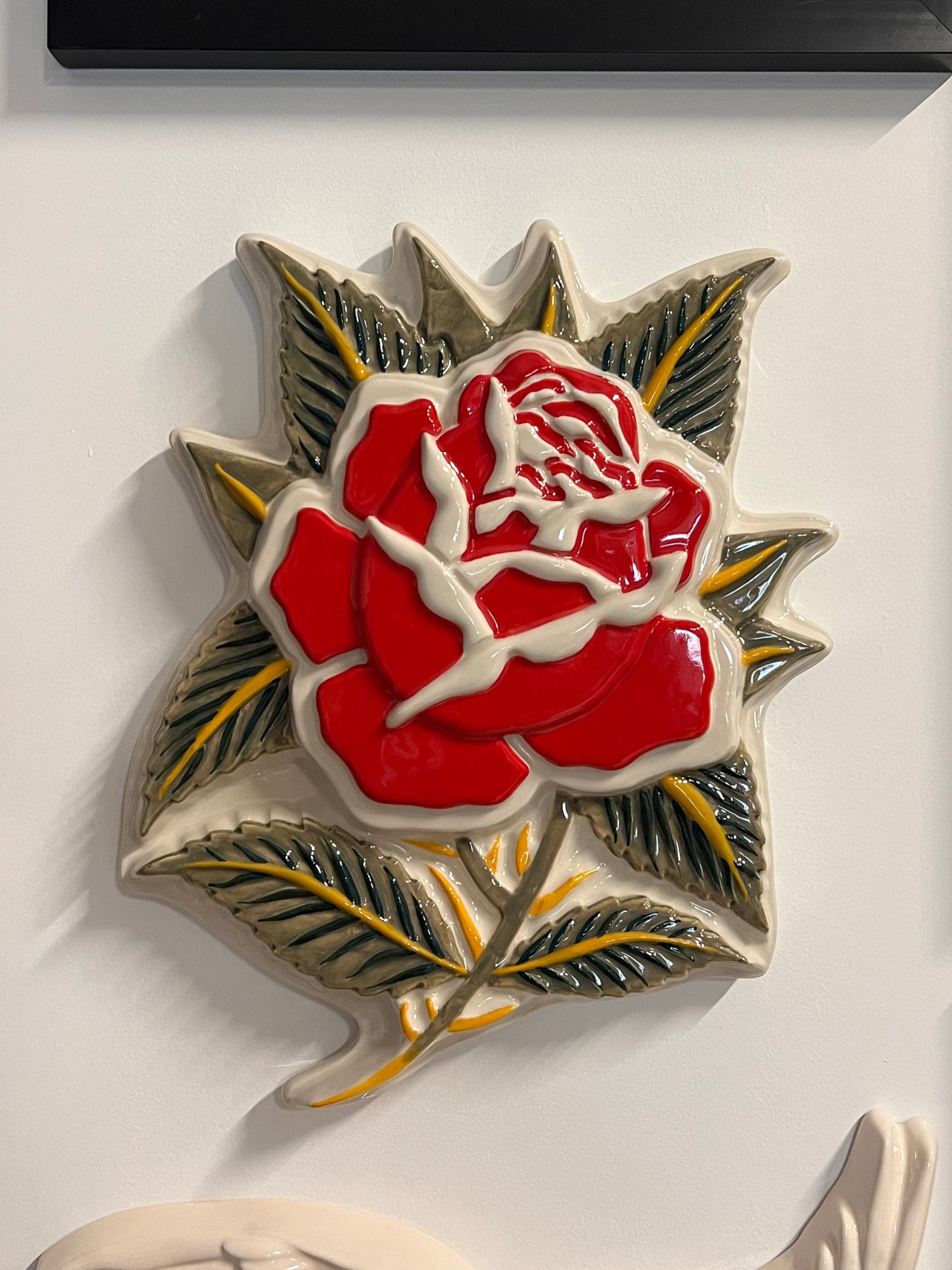 Ceramic Wall Hung Rose – TAKE TO THE GRAVE
