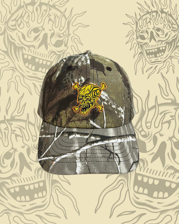 Camo Crossbones Dad Hat