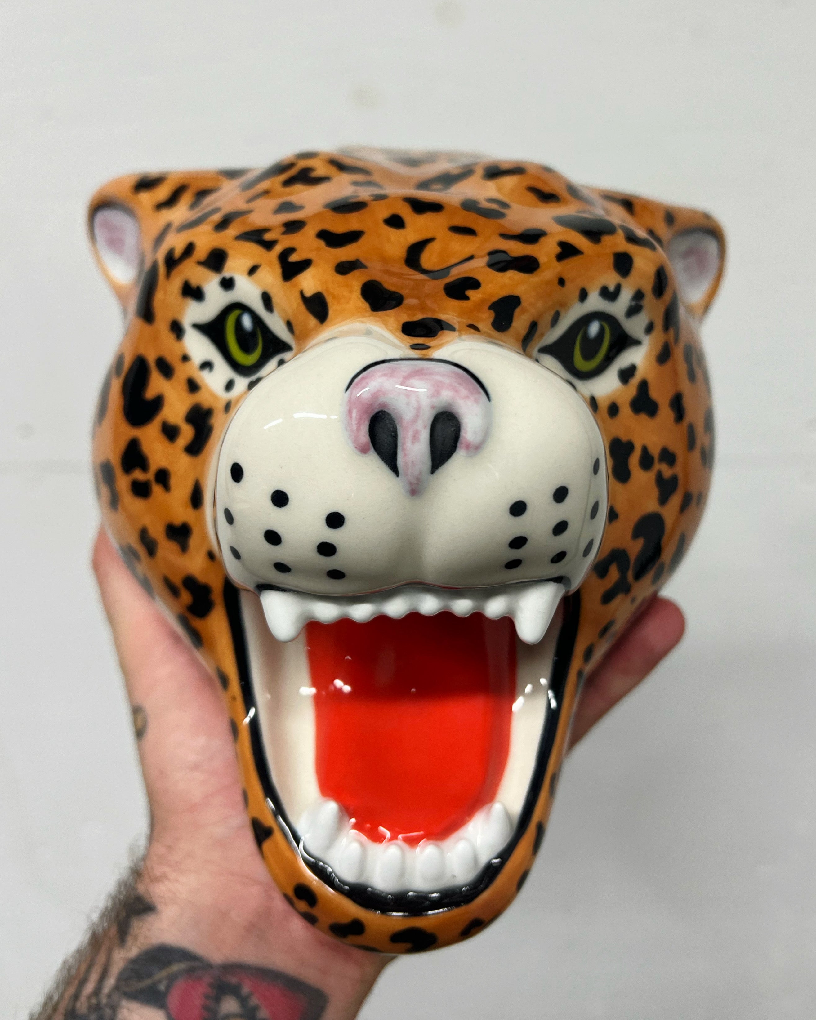 Leaopard Head Ceramic Leopard Head – TAKE TO THE GRAVE
