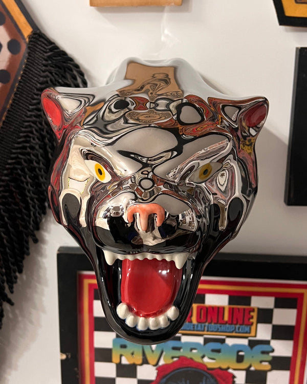 Chrome Dipped Panther Head - Limited Edition