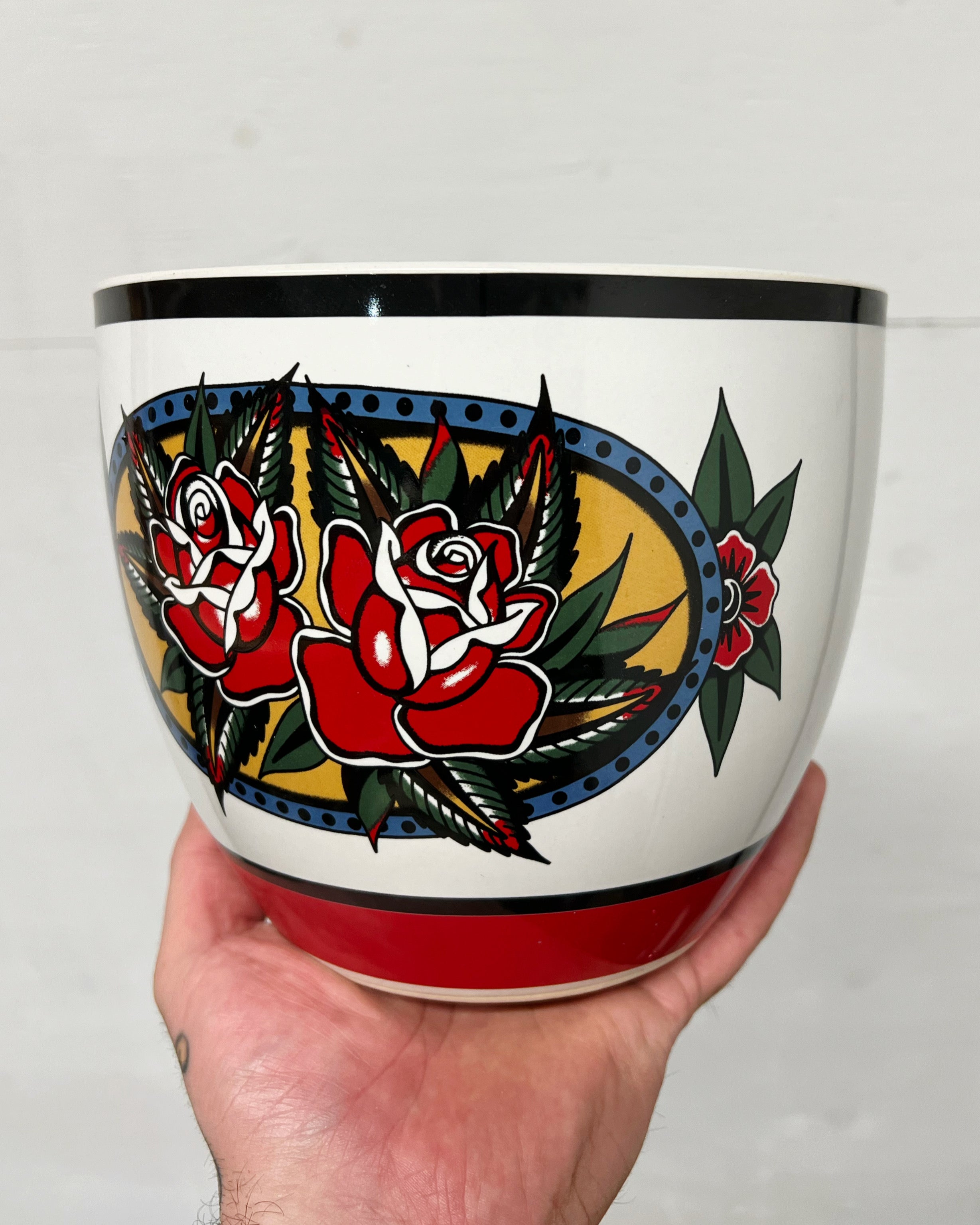 Red Roses Flower Pot