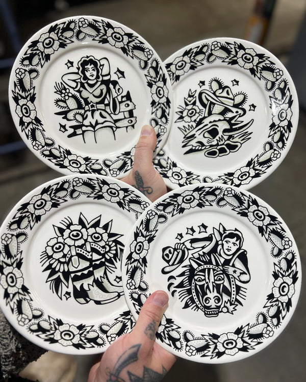 Old West Plate Set X Adrian Cubero Lopez