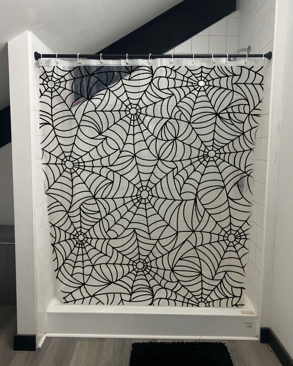 Web Shower Curtain