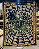Spider Lady Woven Sherpa Blanket