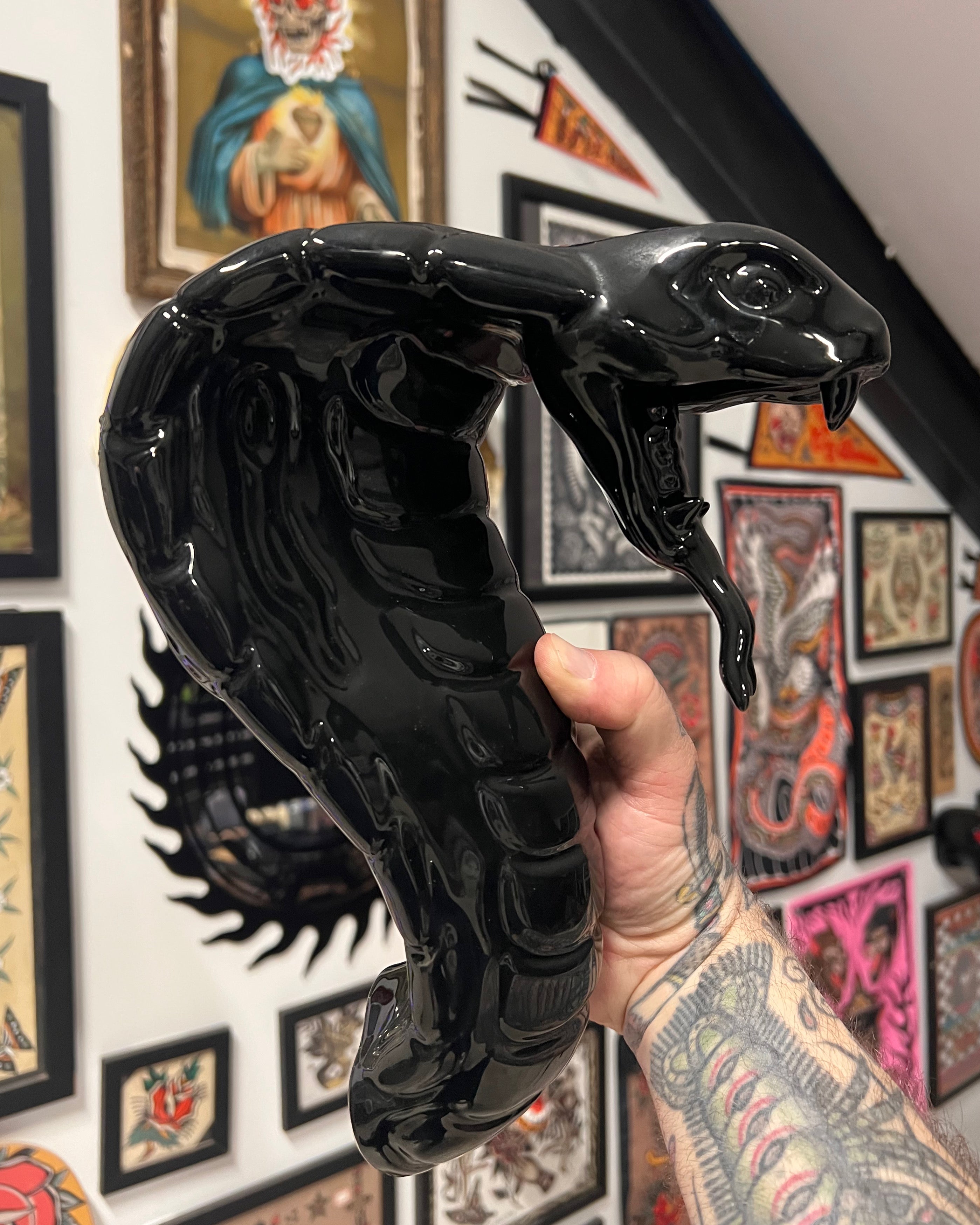 Ceramic Cobra Head – TAKE TO THE GRAVE