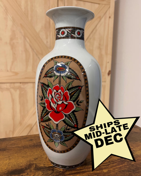 Old Rose Vase