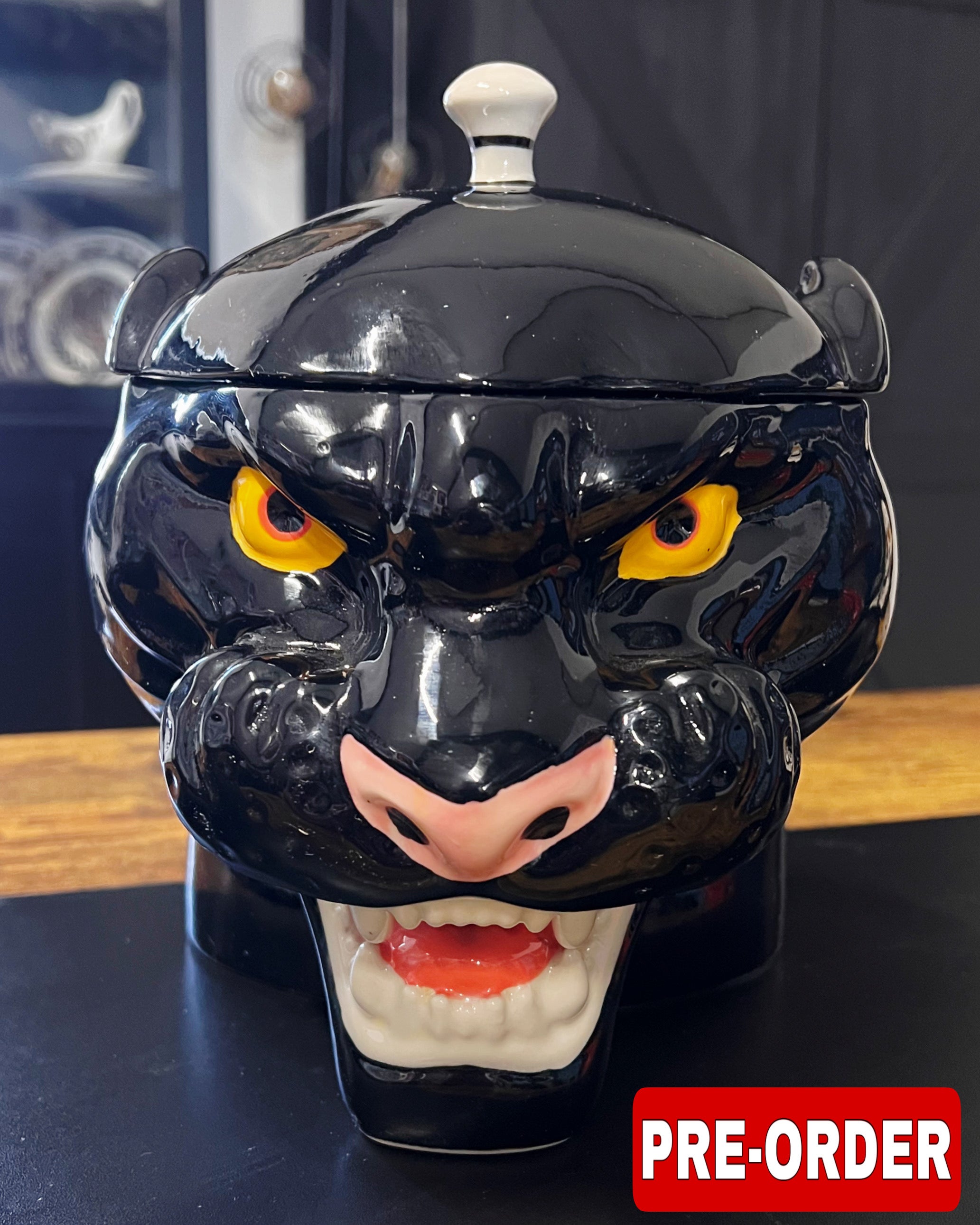 Panther Cookie Jar - PRE ORDER
