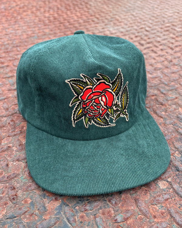Dying Rose Corduroy SnapBack