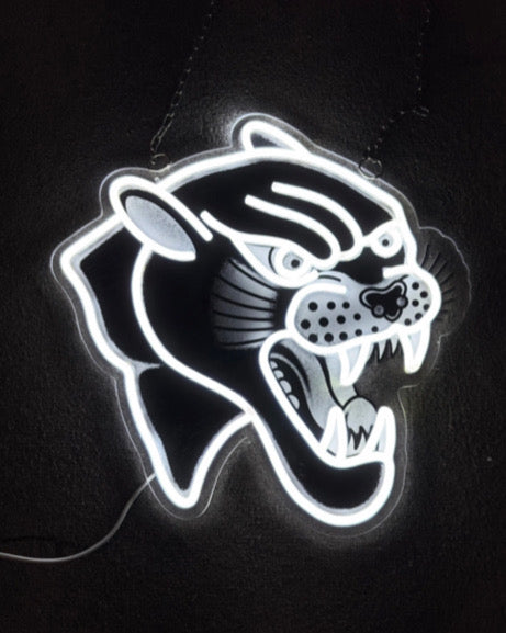 Panther Neon Strip Sign