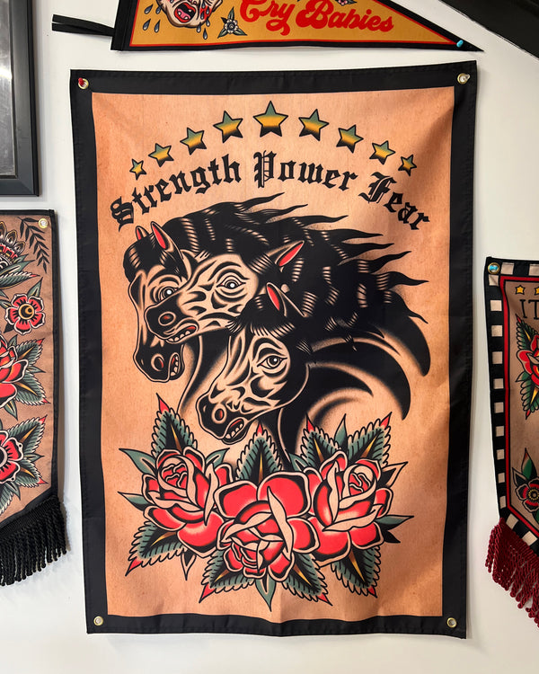 Strength Power Fear Banner