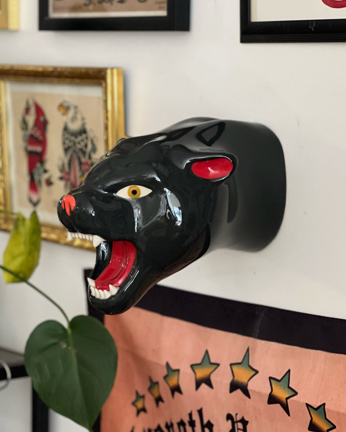 Ceramic Panther Head