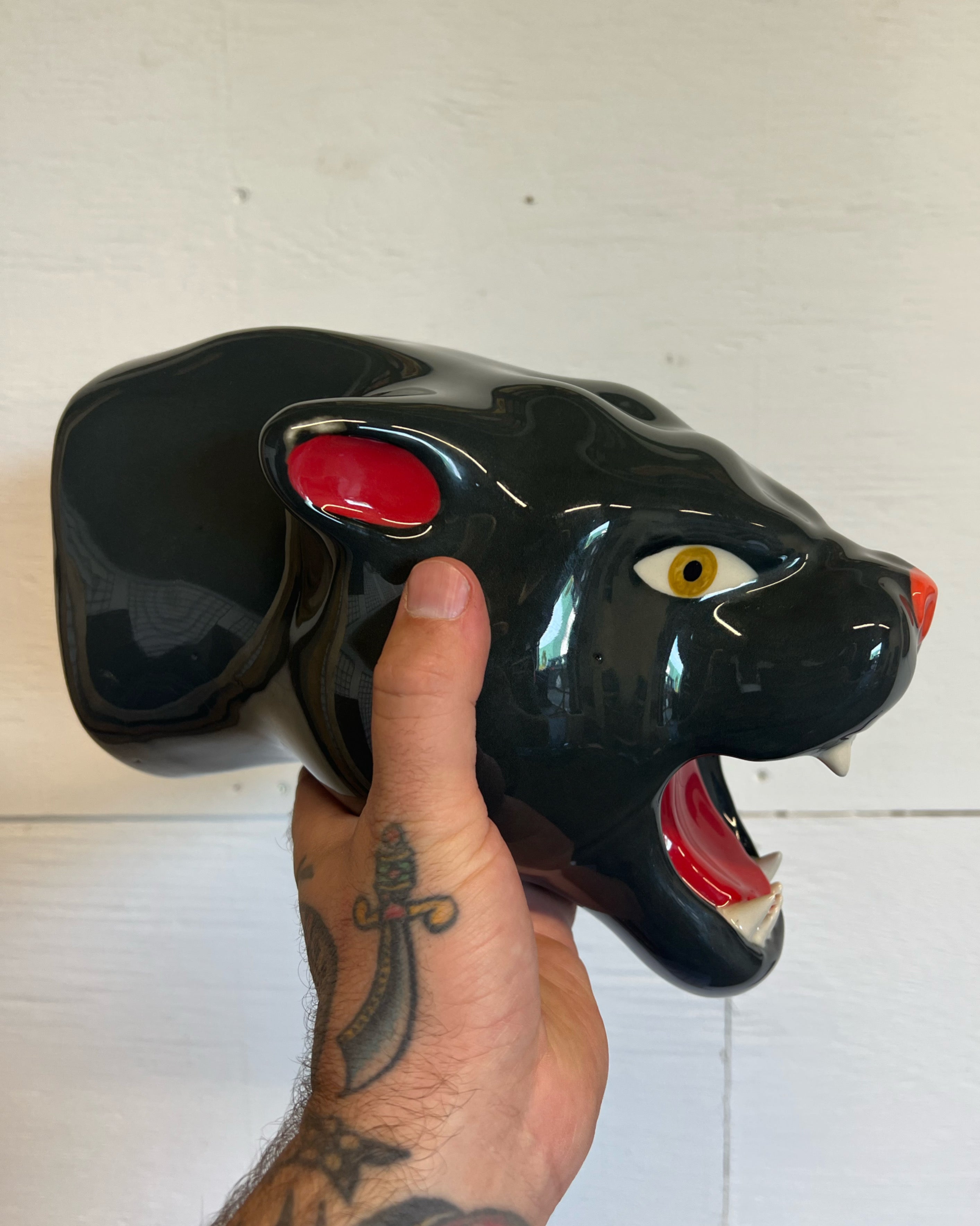 Ceramic Panther Head - PRE ORDER