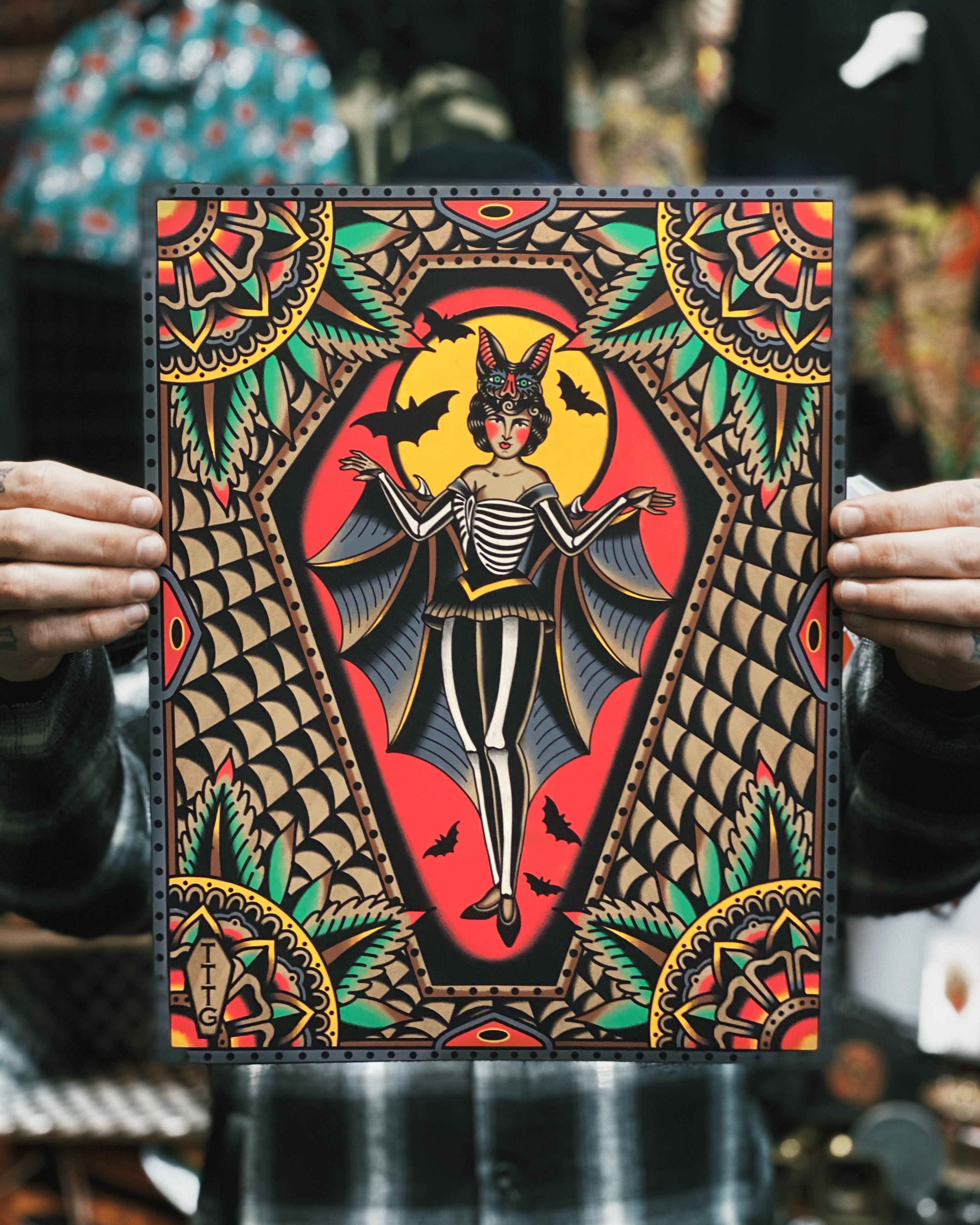 Bat Lady Print