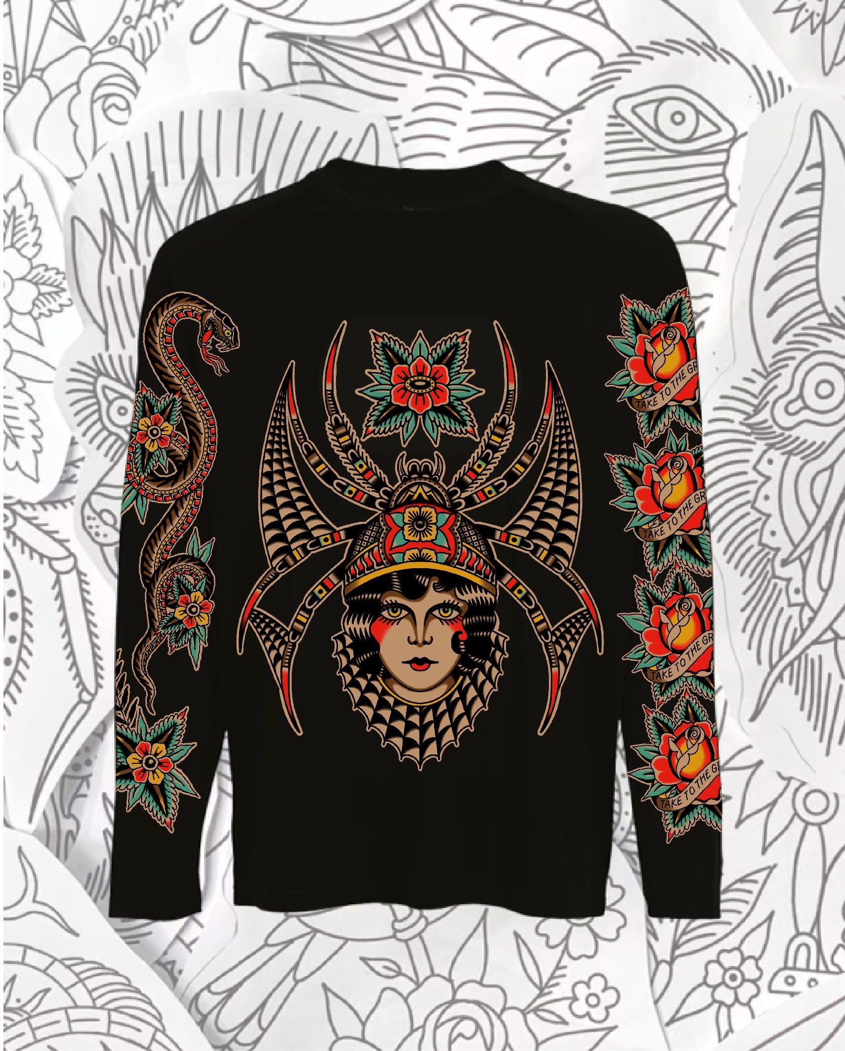 Spider Lady Long Sleeve