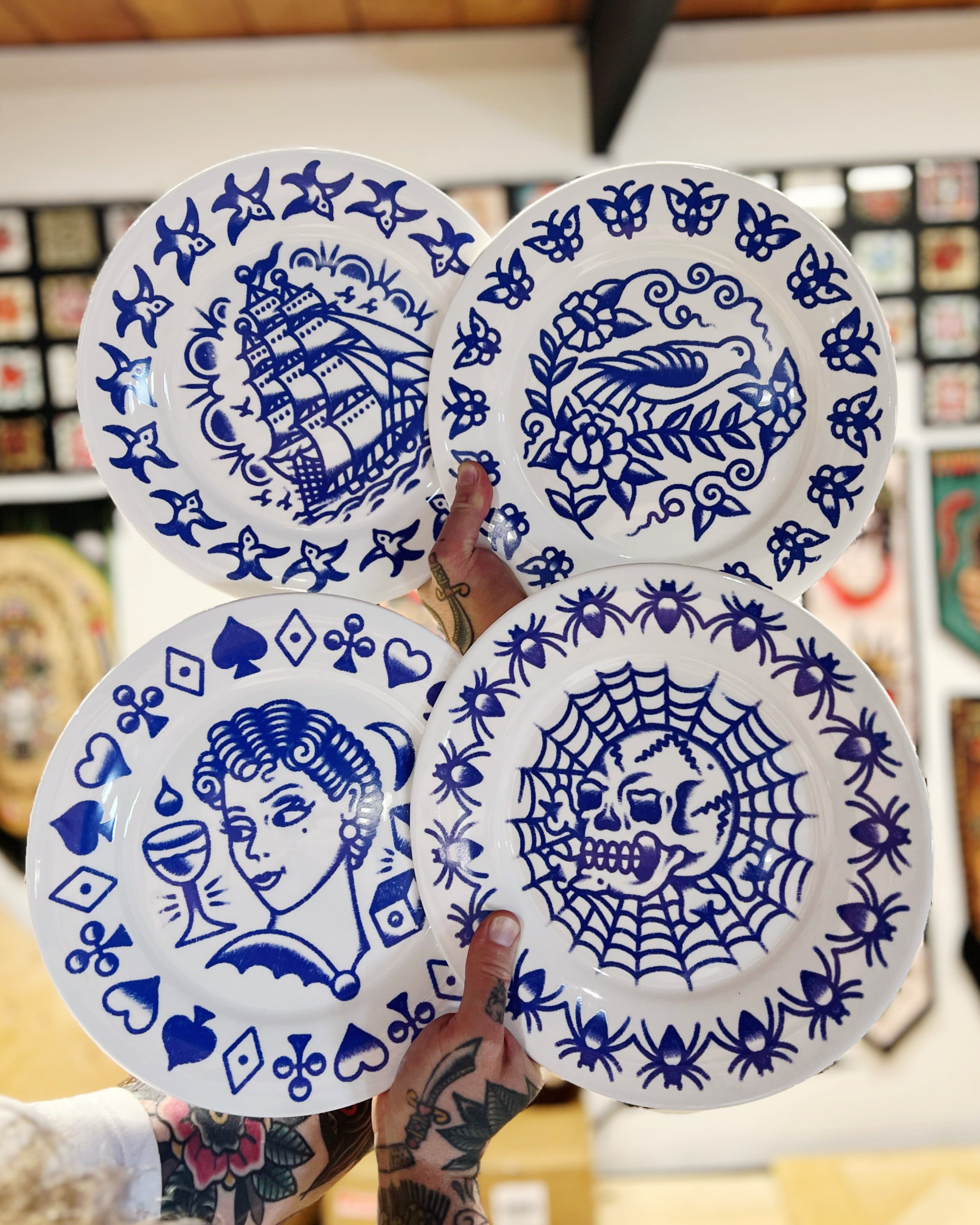 Blue Dream Plate Set x Esther Mulders